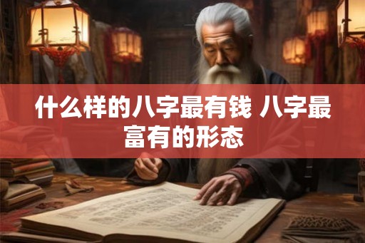 什么样的八字最有钱 八字最富有的形态
