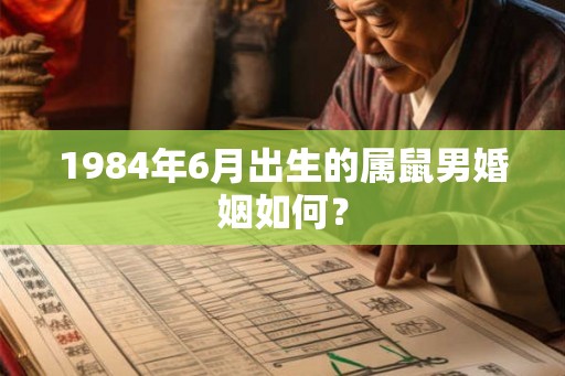 1984年6月出生的属鼠男婚姻如何？