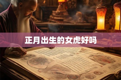 正月出生的女虎好吗