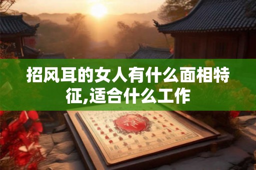 招风耳的女人有什么面相特征,适合什么工作