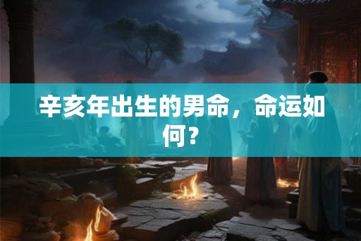 辛亥年出生的男命，命运如何？