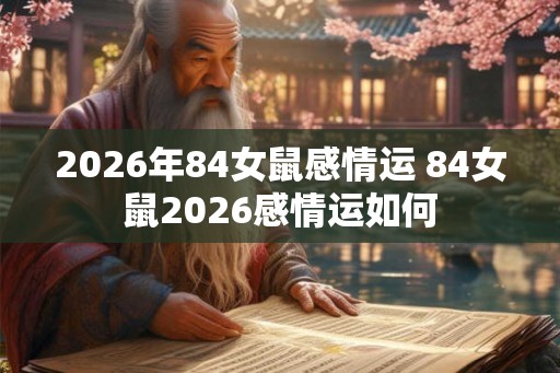 2026年84女鼠感情运 84女鼠2026感情运如何 2026年84女鼠感情运 84女鼠2026感情运如何