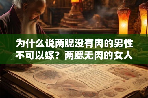 为什么说两腮没有肉的男性不可以嫁？两腮无肉的女人好不好？