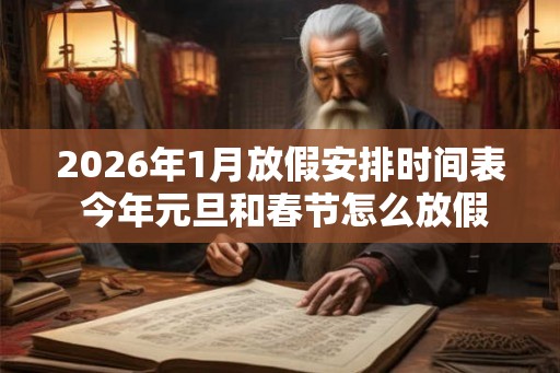 2026年1月放假安排时间表 今年元旦和春节怎么放假