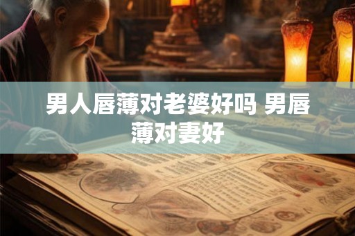 男人唇薄对老婆好吗 男唇薄对妻好