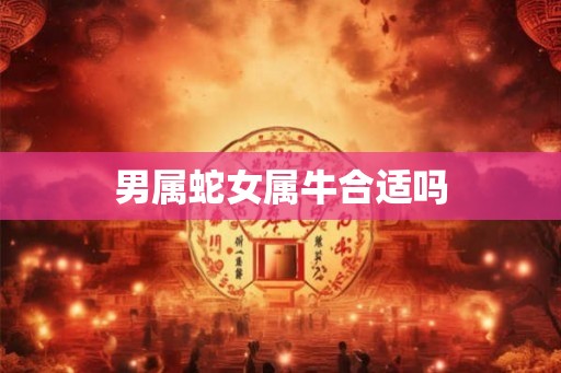 男属蛇女属牛合适吗