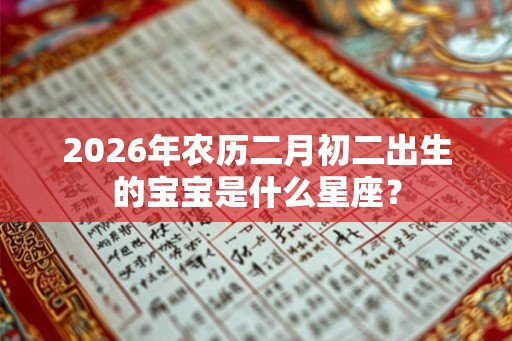 2026年农历二月初二出生的宝宝是什么星座？