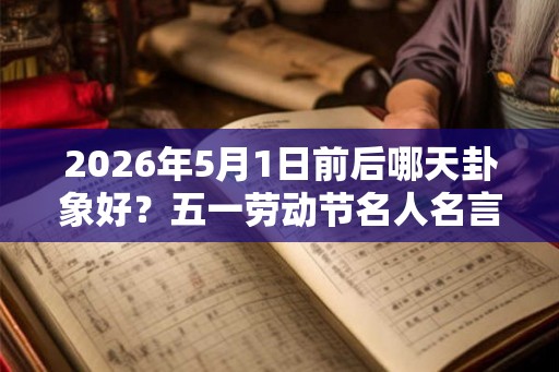 2026年5月1日前后哪天卦象好？五一劳动节名人名言