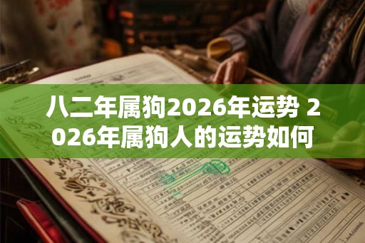 八二年属狗2026年运势 2026年属狗人的运势如何