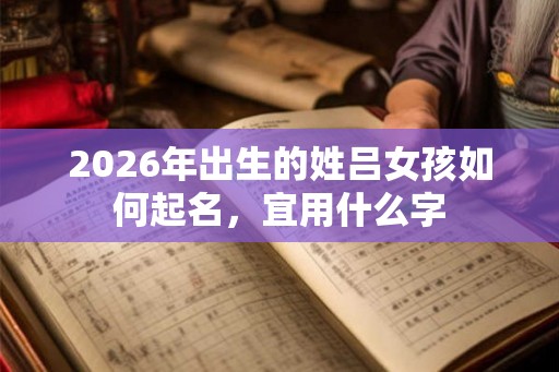 2026年出生的姓吕女孩如何起名，宜用什么字