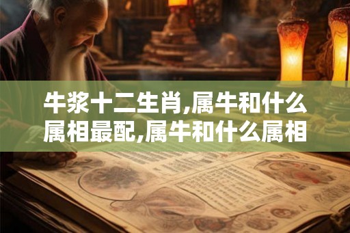 牛浆十二生肖,属牛和什么属相最配,属牛和什么属相最不配