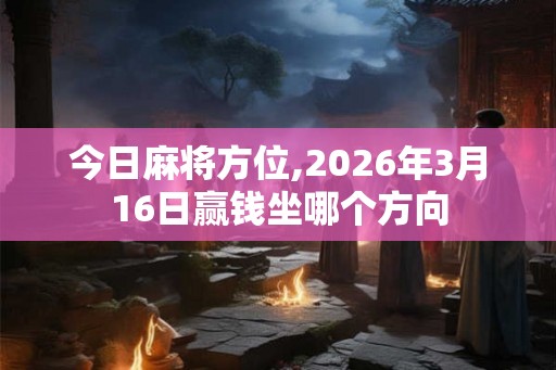 今日麻将方位,2026年3月16日赢钱坐哪个方向 今日麻将方位,2026年3月16日赢钱坐哪个方向