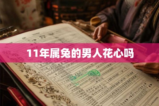 11年属兔的男人花心吗