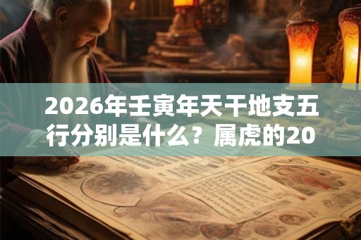 2026年壬寅年天干地支五行分别是什么?属虎的2026年几岁? 2026年壬寅年天干地支五行分别是什么?属虎的2026年几岁?