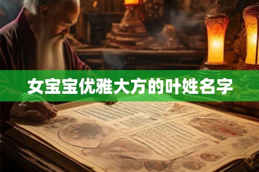 女宝宝优雅大方的叶姓名字 女宝宝优雅大方的叶姓名字