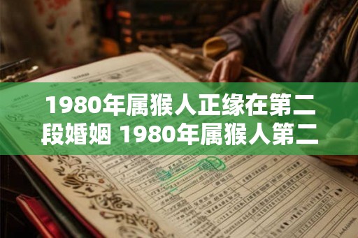 1980年属猴人正缘在第二段婚姻 1980年属猴人第二段婚姻缘如何
