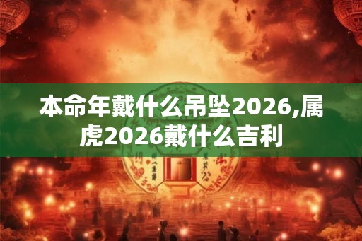 本命年戴什么吊坠2026,属虎2026戴什么吉利