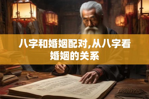 八字和婚姻配对,从八字看婚姻的关系