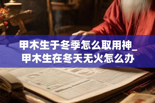 甲木生于冬季怎么取用神_甲木生在冬天无火怎么办