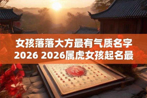 女孩落落大方最有气质名字2026 2026属虎女孩起名最佳字