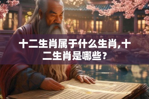 十二生肖属于什么生肖,十二生肖是哪些？