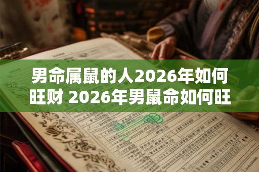 男命属鼠的人2026年如何旺财 2026年男鼠命如何旺财