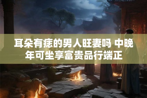 耳朵有痣的男人旺妻吗 中晚年可坐享富贵品行端正 耳朵有痣的男人旺妻吗 中晚年可坐享富贵品行端正