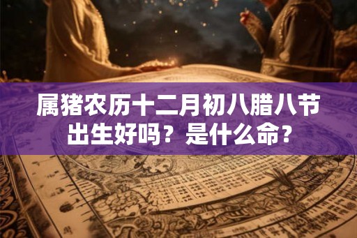 属猪农历十二月初八腊八节出生好吗？是什么命？