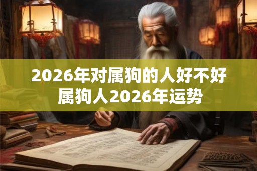 2026年对属狗的人好不好 属狗人2026年运势