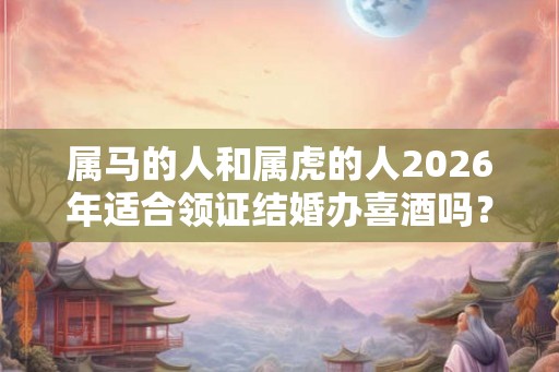 属马的人和属虎的人2026年适合领证结婚办喜酒吗？
