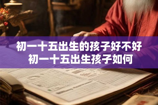初一十五出生的孩子好不好 初一十五出生孩子如何 初一十五出生的孩子好不好 初一十五出生孩子如何