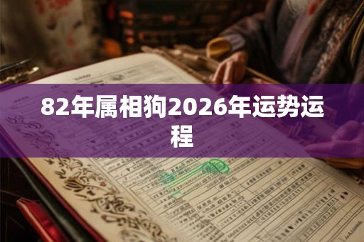 82年属相狗2026年运势运程