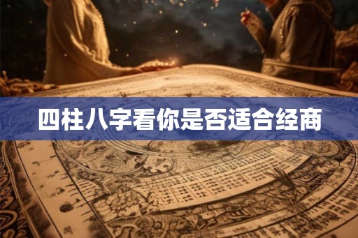 四柱八字看你是否适合经商