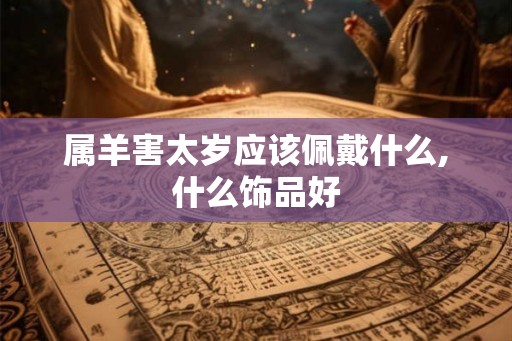 属羊害太岁应该佩戴什么,什么饰品好 属羊害太岁应该佩戴什么,什么饰品好