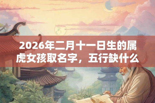 2026年二月十一日生的属虎女孩取名字，五行缺什么？