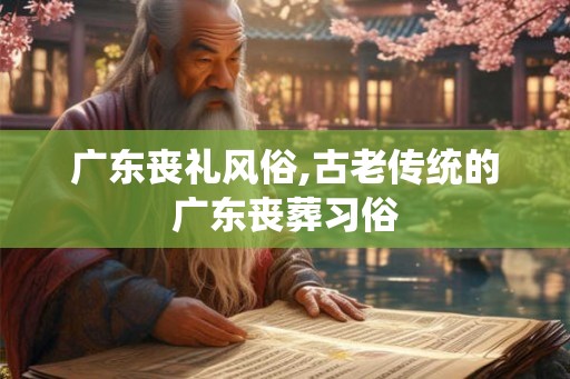 广东丧礼风俗,古老传统的广东丧葬习俗 广东丧礼风俗,古老传统的广东丧葬习俗