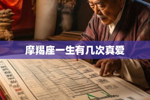 摩羯座一生有几次真爱 摩羯座一生有几次真爱