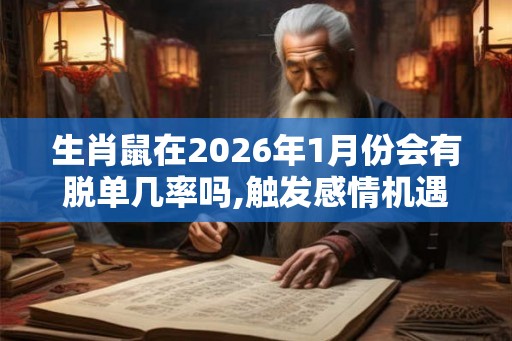 生肖鼠在2026年1月份会有脱单几率吗,触发感情机遇桃花旺盛
