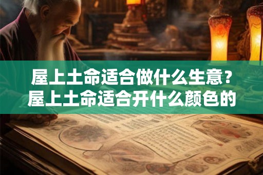 屋上土命适合做什么生意?屋上土命适合开什么颜色的车? 屋上土命适合做什么生意?屋上土命适合开什么颜色的车?