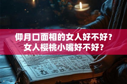 仰月口面相的女人好不好？女人樱桃小嘴好不好？
