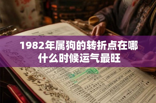 1982年属狗的转折点在哪 什么时候运气最旺