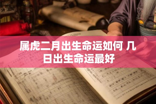 属虎二月出生命运如何 几日出生命运最好