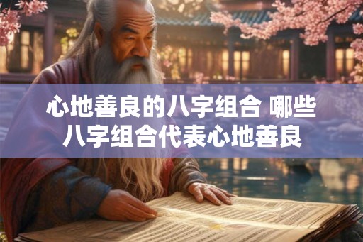 心地善良的八字组合 哪些八字组合代表心地善良