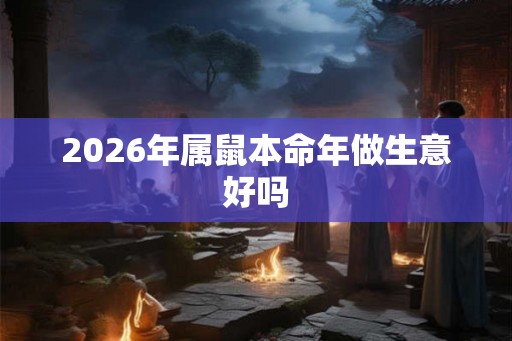 2026年属鼠本命年做生意好吗 2026年属鼠本命年做生意好吗
