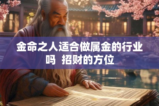 金命之人适合做属金的行业吗  招财的方位