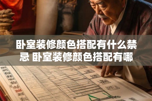 卧室装修颜色搭配有什么禁忌 卧室装修颜色搭配有哪些禁忌