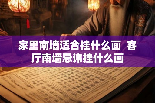 家里南墙适合挂什么画 客厅南墙忌讳挂什么画 家里南墙适合挂什么画 客厅南墙忌讳挂什么画