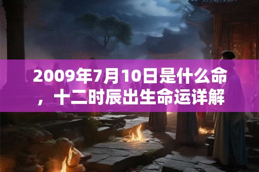 2009年7月10日是什么命，十二时辰出生命运详解
