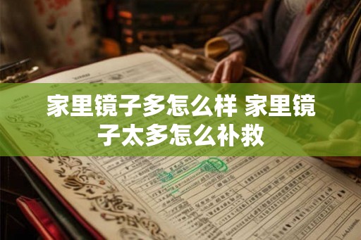 家里镜子多怎么样 家里镜子太多怎么补救