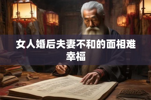 女人婚后夫妻不和的面相难幸福 女人婚后夫妻不和的面相难幸福